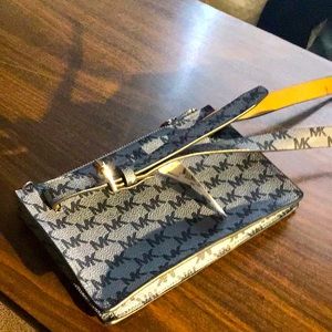 Blue Michael Kors bag